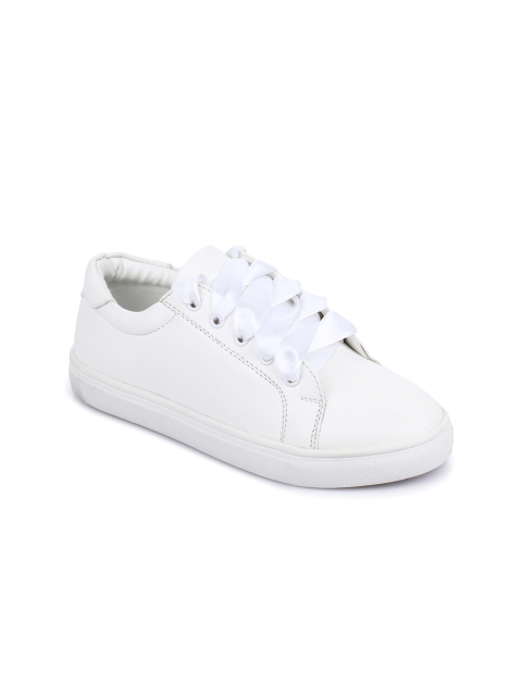 

Bruno Manetti Women White Sneakers
