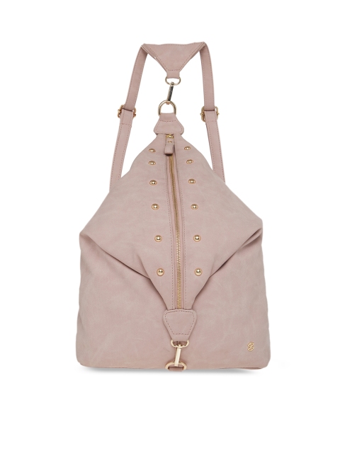 

HORRA Women Dusty Pink Solid Backpack