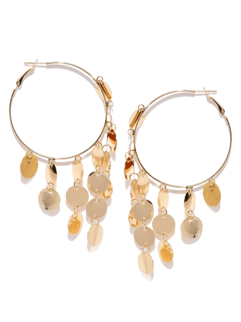 

Ayesha Gold-Toned Circular Hoop Earrings