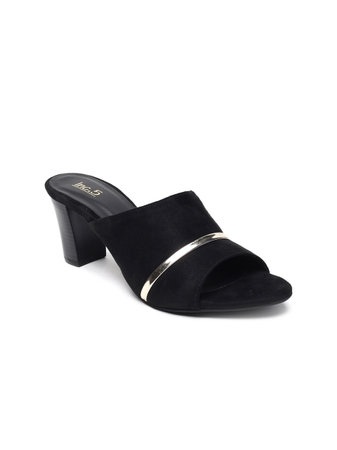 

Inc 5 Women Black Solid Heels