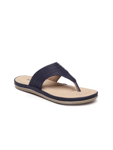 

Inc 5 Women Navy Blue T-Strap Flats