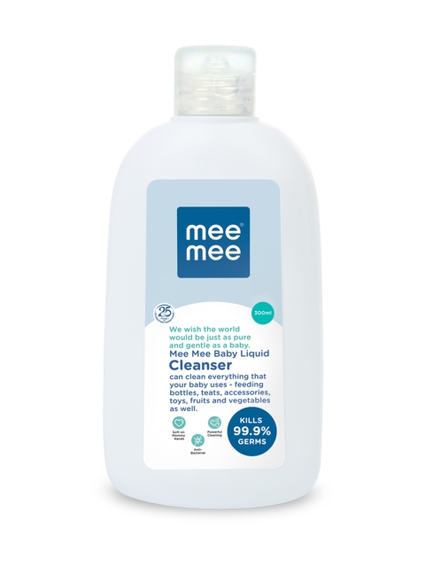 

Mee Mee Anti-Bacterial Baby Liquid Cleanser 300 ml, White