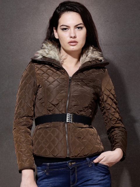 

Roadster Brown Quilted Jacket