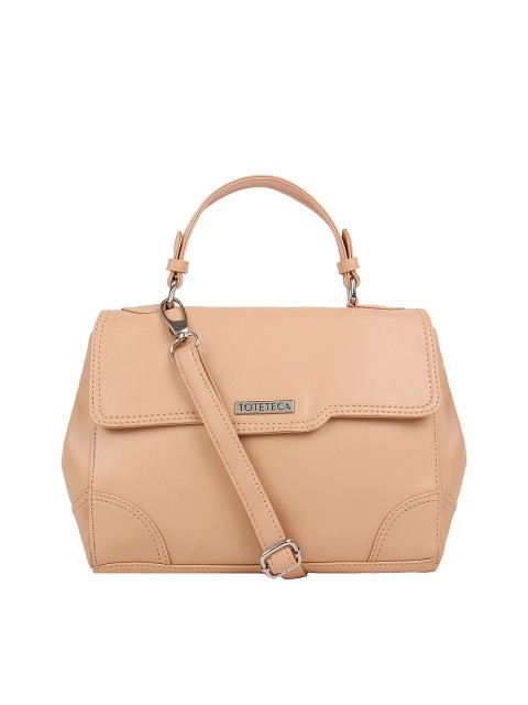 

Toteteca Beige Solid Sling Bag