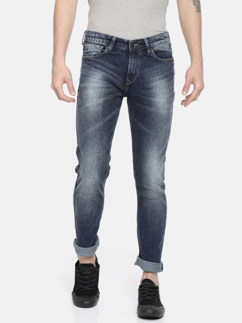 

SPYKAR Men Blue Skinny Fit Low-Rise Clean Look Stretchable Jeans