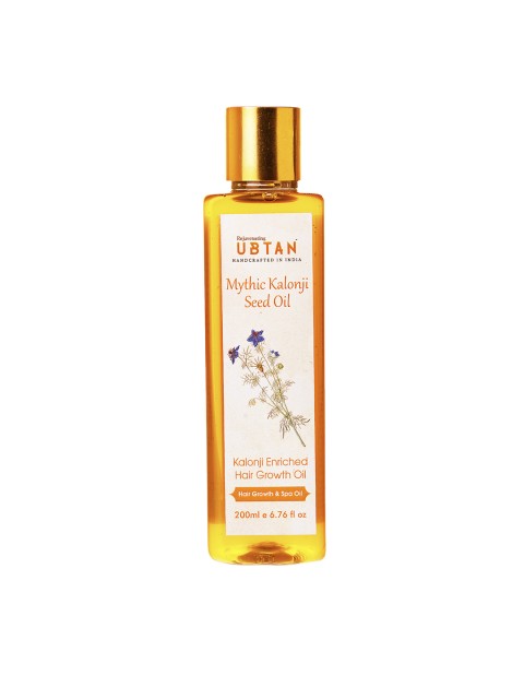 

Rejuvenating UBTAN Mythic Kalonji Seed Enriched Hair Growth Oil, 200ml, Green