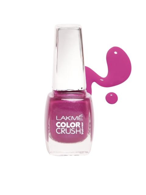 

Lakme Truewear Color Crush 58 Nail Polish, Pink