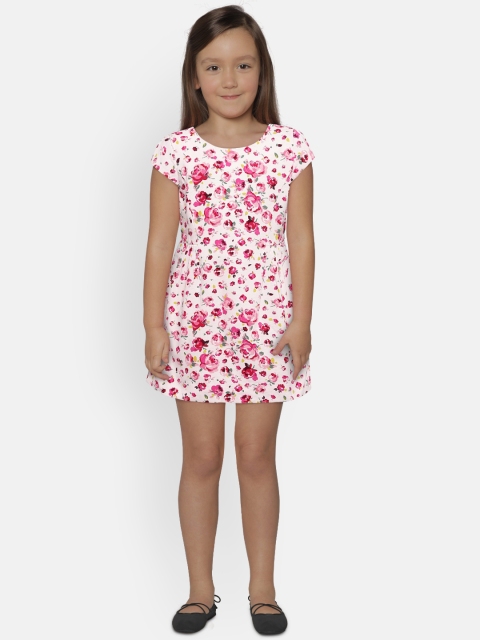 

GAP Girls Pink Floral Fit and Flare Dress