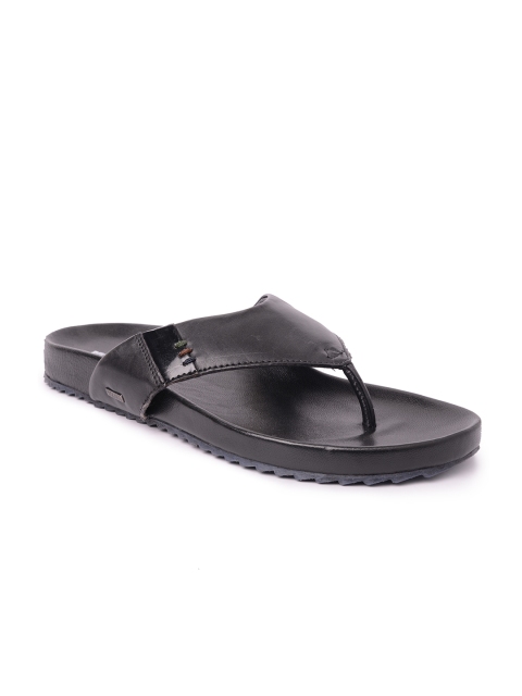 

Buckaroo Men Black Solid Flip Flops