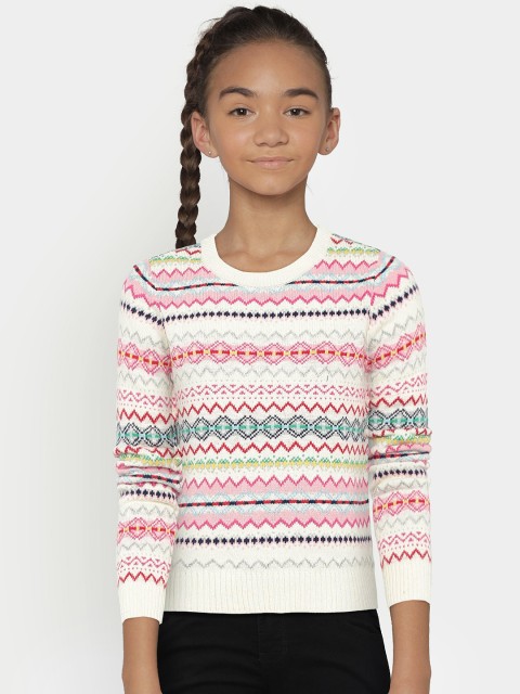 

GAP Girls' Fair Isle Sweater, Multi