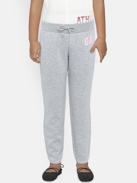 

GAP Girls Grey Logo Joggers in Fleece