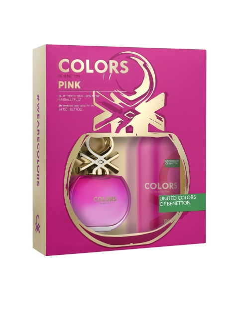

UNITED COLORS OF BENETTON Women Fragrance Gift Set, Pink