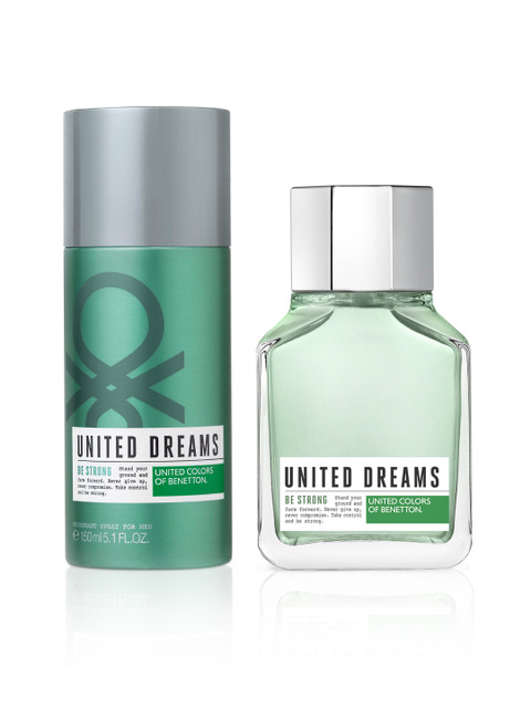 

UNITED COLORS OF BENETTON Men United Dreams Be Strong Eau de Toilette & Deodorant Spray, Green