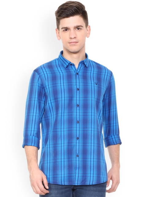 

Allen Solly Sport Men Blue Slim Fit Checked Casual Shirt