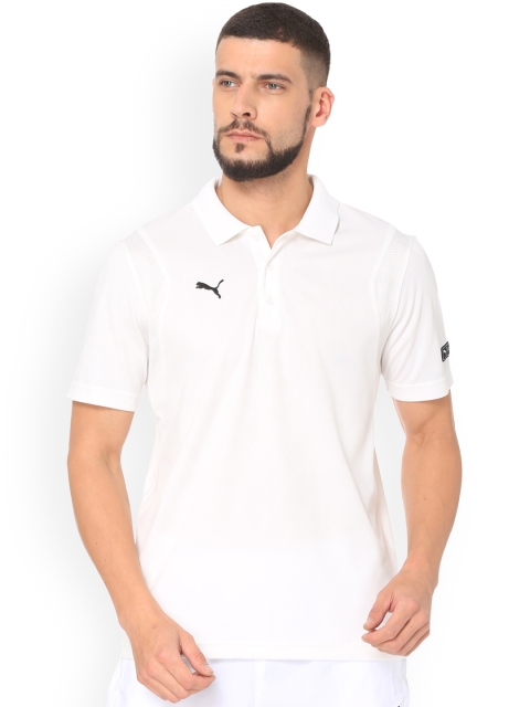 

Puma Men Off-White One8 Cricket Spirit S/S Training Polo