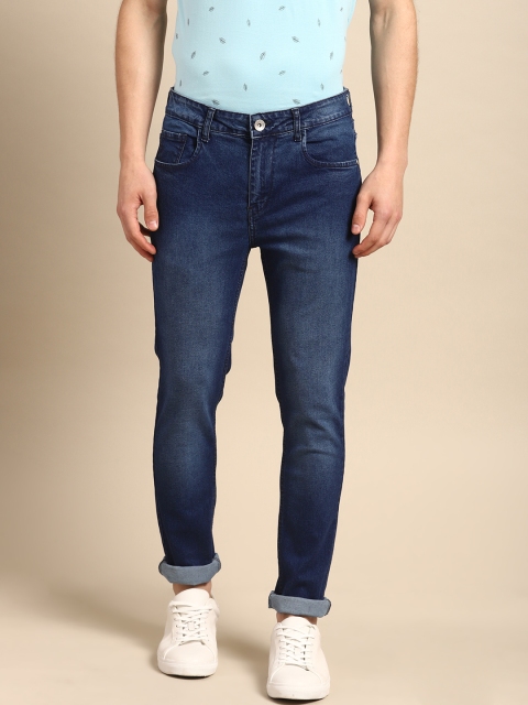 

ether Men Blue Skinny Fit Mid-Rise Clean Look Stretchable Jeans