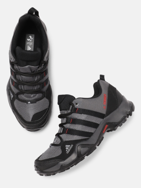 

ADIDAS Men Grey & Black Path Cross Ax2 Hiking Shoes
