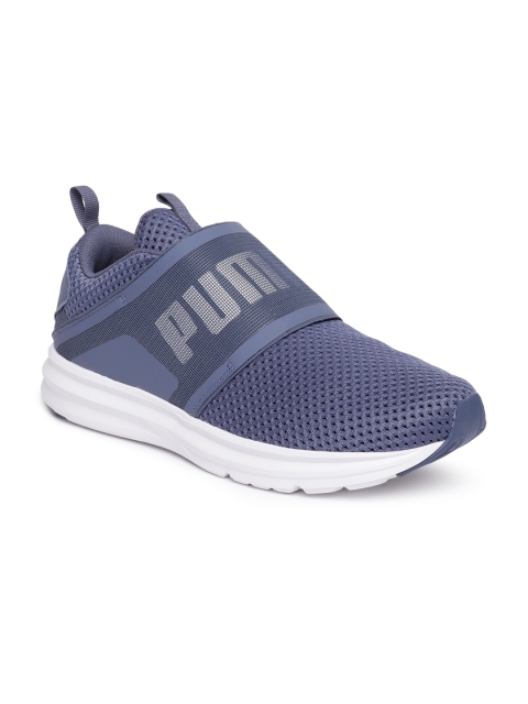 

Puma Women Blue Enzo Strap Sneakers