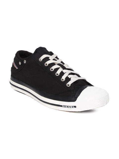 

DIESEL Men Black Denim Casual Shoes