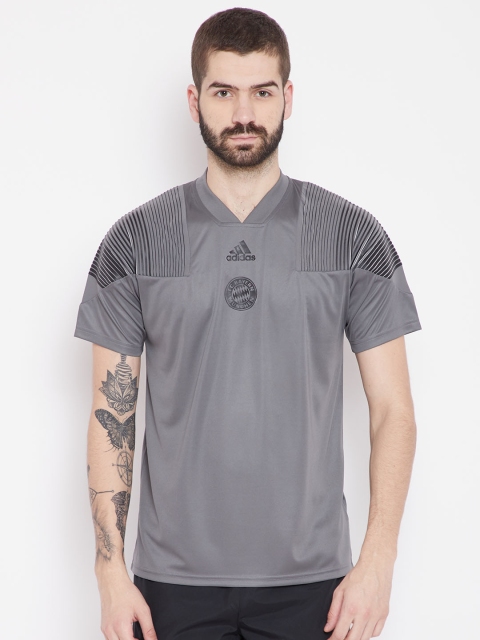 

ADIDAS Men Grey FC Bayern Munich LIC Football T-shirt