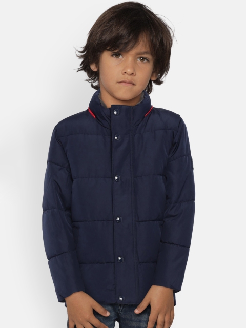 

GAP Baby Boys' Blue Cold Control Max Puffer Jacket, Navy blue