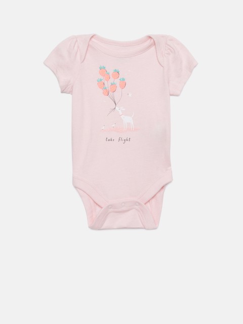 

GAP Baby Girls' Pink Short Sleeve Bodysuit