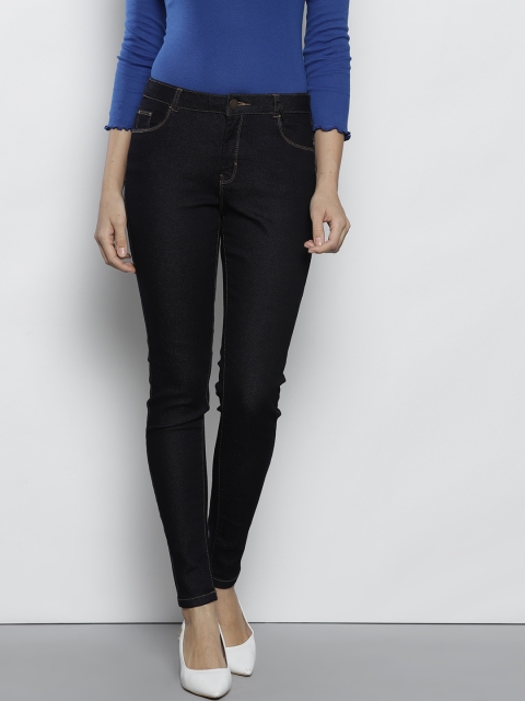 

DOROTHY PERKINS Women Navy Blue Skinny Fit Mid-Rise Clean Look Stretchable Jeans