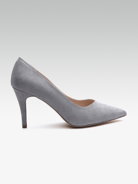 

DOROTHY PERKINS Women Grey Solid Pumps