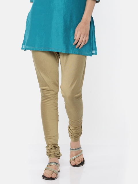 

Melange by Lifestyle Women Brown Solid Churidar