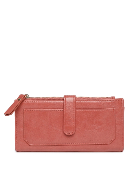 

Ginger by Lifestyle Women Red Solid Two Fold Wallet