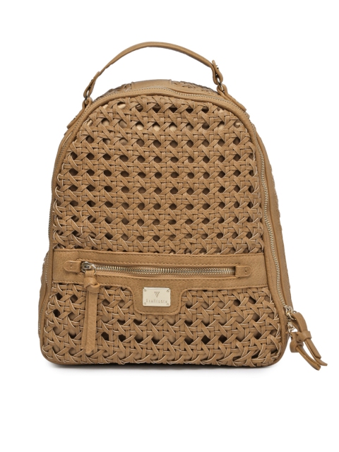 

Van Heusen Woman Tan Brown Textured Backpack