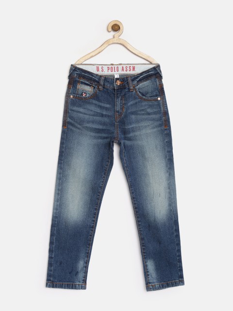 

U.S. Polo Assn. Kids Boys Blue Washed Jeans