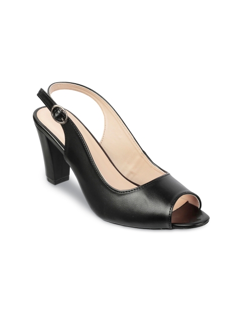 

Wet Blue Women Black Solid Peep Toes