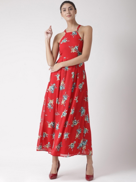 

The Vanca Women Red Printed Maxi Dress