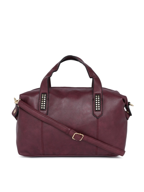 

Caprese Burgundy Solid Handheld Bag