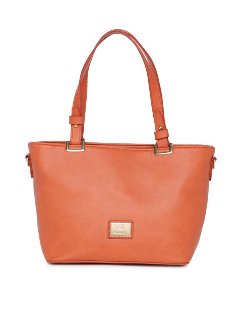 

Caprese Peach-Coloured Solid Shoulder Bag