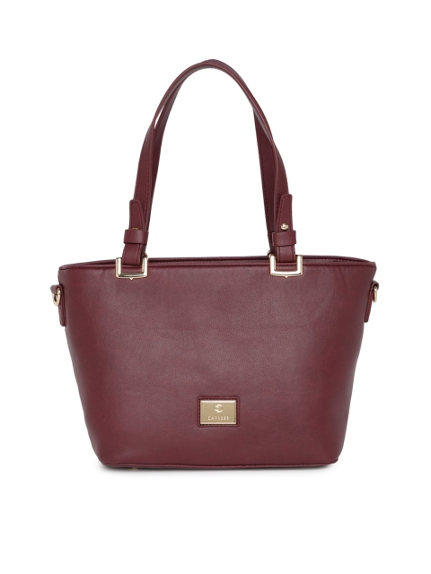

Caprese Burgundy Solid Tote Bag