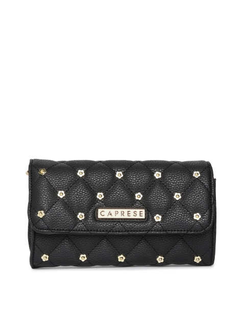 

Caprese Black Embellished Clutch