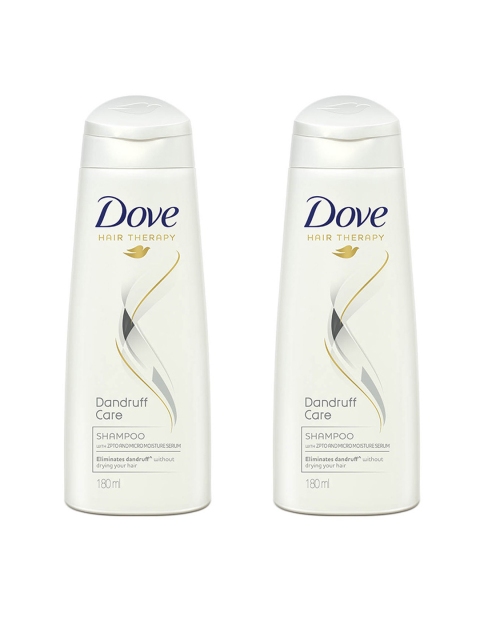 

Dove Unisex Pack of 2 Dandruff Care Shampoo, White