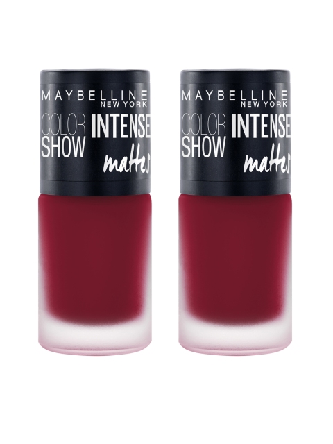 

Maybelline Set of 2 Bold Burgundy Intense Matte Nail Paint M406