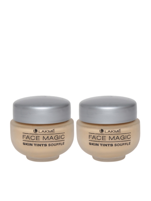 

Lakme Set of 2 Face Magic Skin Tints Souffle - Marble, Beige