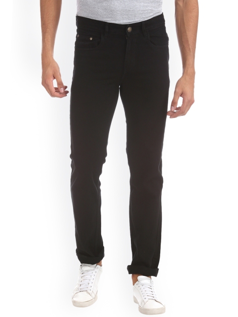 

Newport Men Black Slim Fit Low-Rise Clean Look Jeans