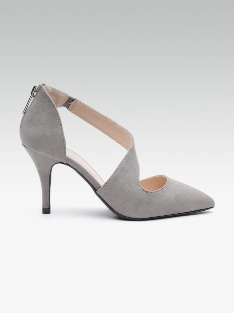

DOROTHY PERKINS Women Grey Solid Pumps