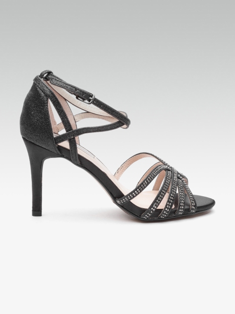 

DOROTHY PERKINS Women Black Solid Heels