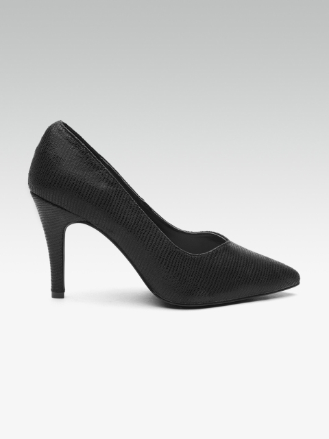 

DOROTHY PERKINS Women Black Solid Pumps