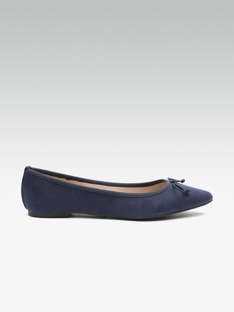 

DOROTHY PERKINS Women Navy Blue Solid Ballerinas