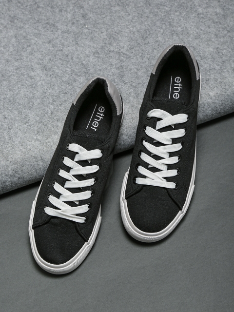 

ether Women Black & Grey Sneakers