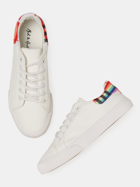 

Mast & Harbour Women White Sneakers