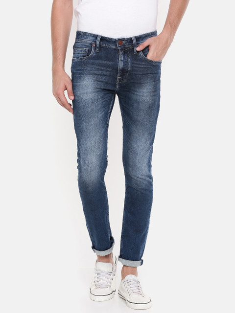 

Killer Men Blue Skinny Fit Mid-Rise Clean Look Stretchable Jeans