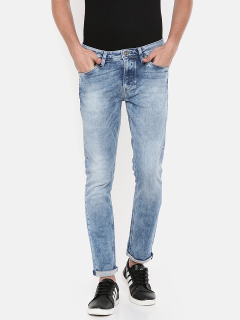 

Killer Men Blue Skinny Fit Mid-Rise Clean Look Stretchable Jeans